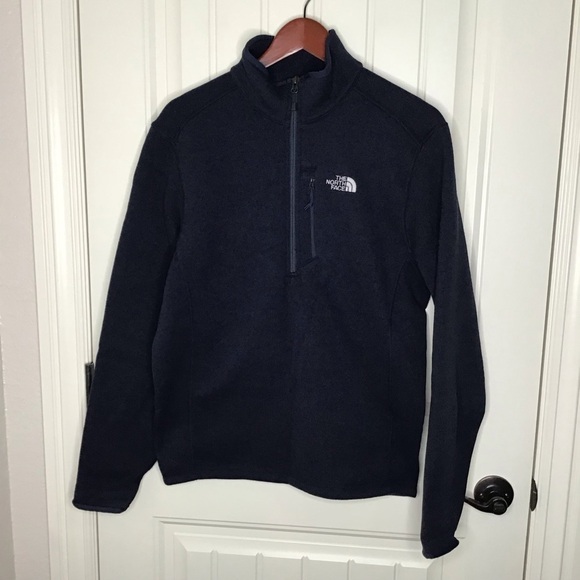 The North Face Gordon Lions 1/4 Zip Fleece Pullover in Navy Size Small. - Picture 2 of 10